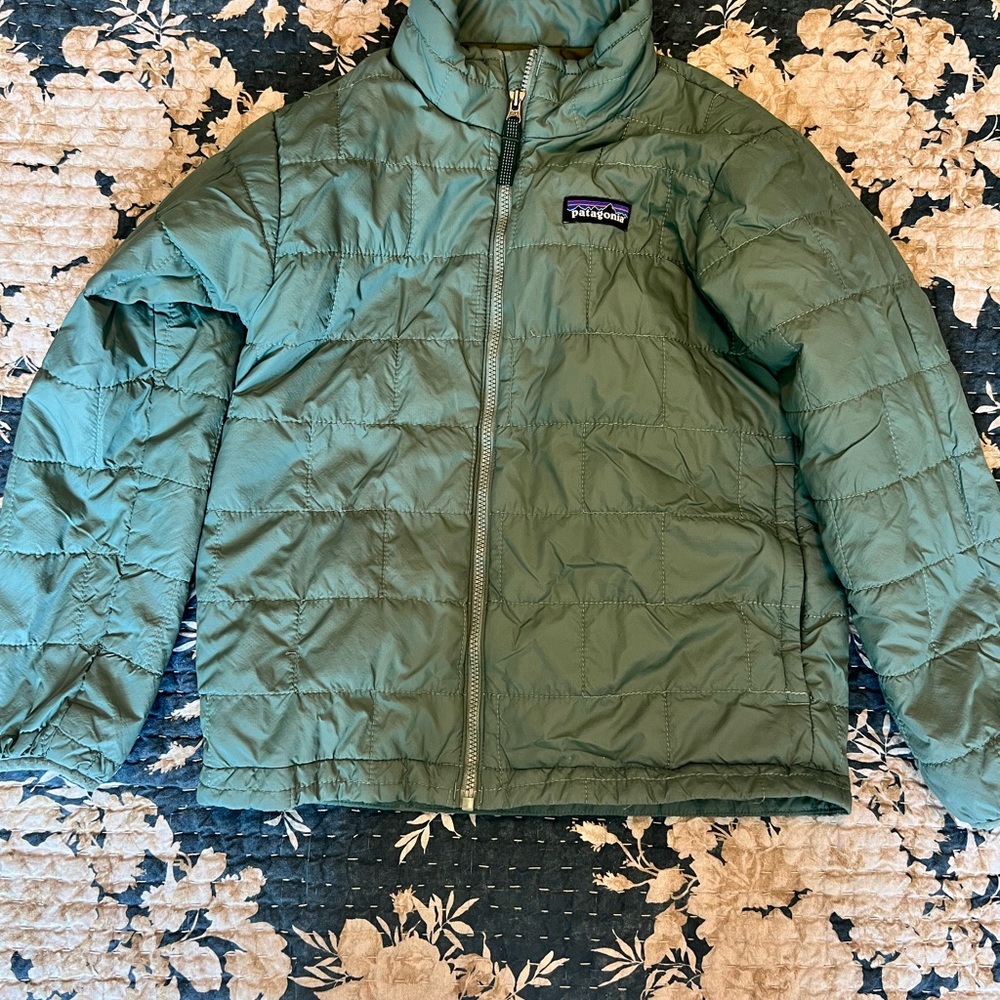 Patagonia Kids Forest Green 5T-6T XS Nano Puff Jacket